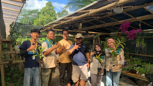 Mahasiswa KKN-PPM UGM Bantu Angkat Potensi Agrowisata Anggrek Terpendam di Banjarharja Kalipucang Pangandaran