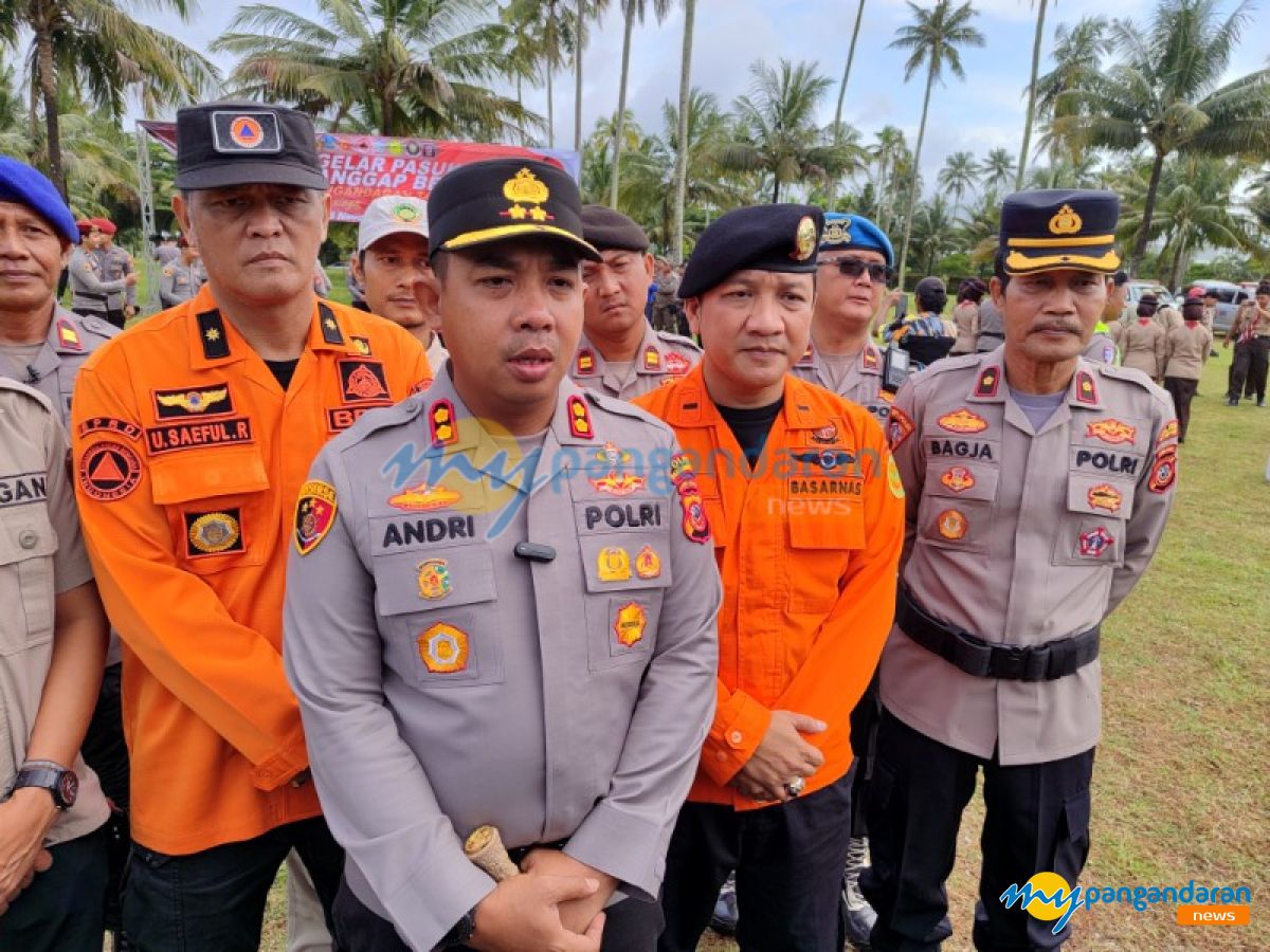 Apel Siaga, Polres Pangandaran Antisipasi Bencana Hidrometeorologi 