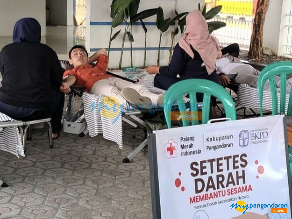 BPR BKPD Pangandaran Bersama PMI Gelar Donor Darah untuk Jaga Stok Kemanusiaan