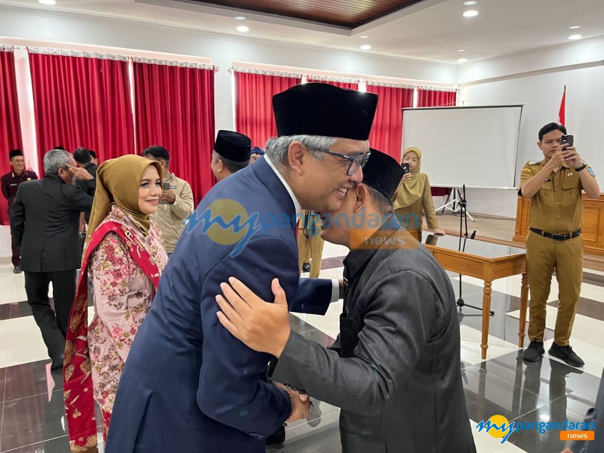 Bupati Citra Pitriyami Lantik Agus Nurdin sebagai Pj Sekda Pangandaran