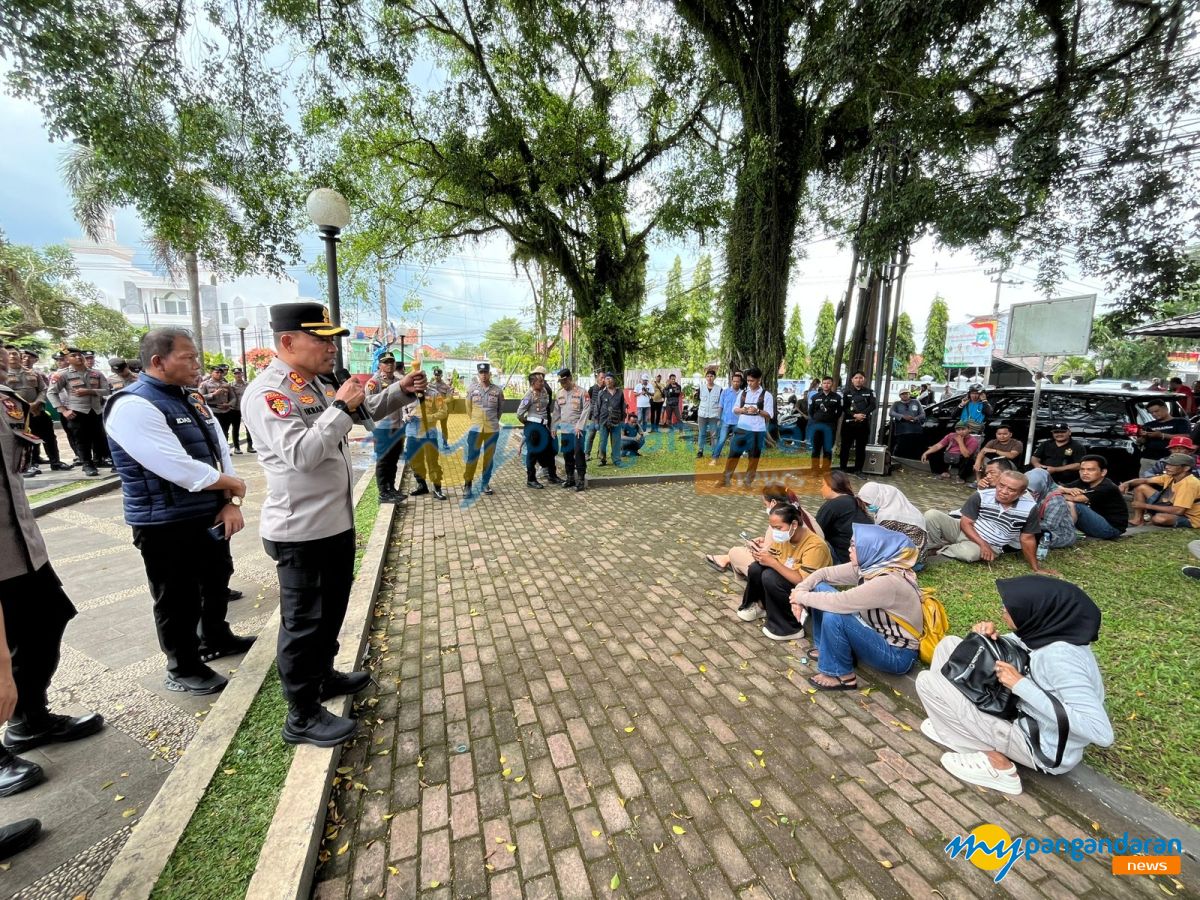 Diduga Investasi Bodong, Ratusan Member Aplikasi MBA Mengadu ke Polisi Pangandaran