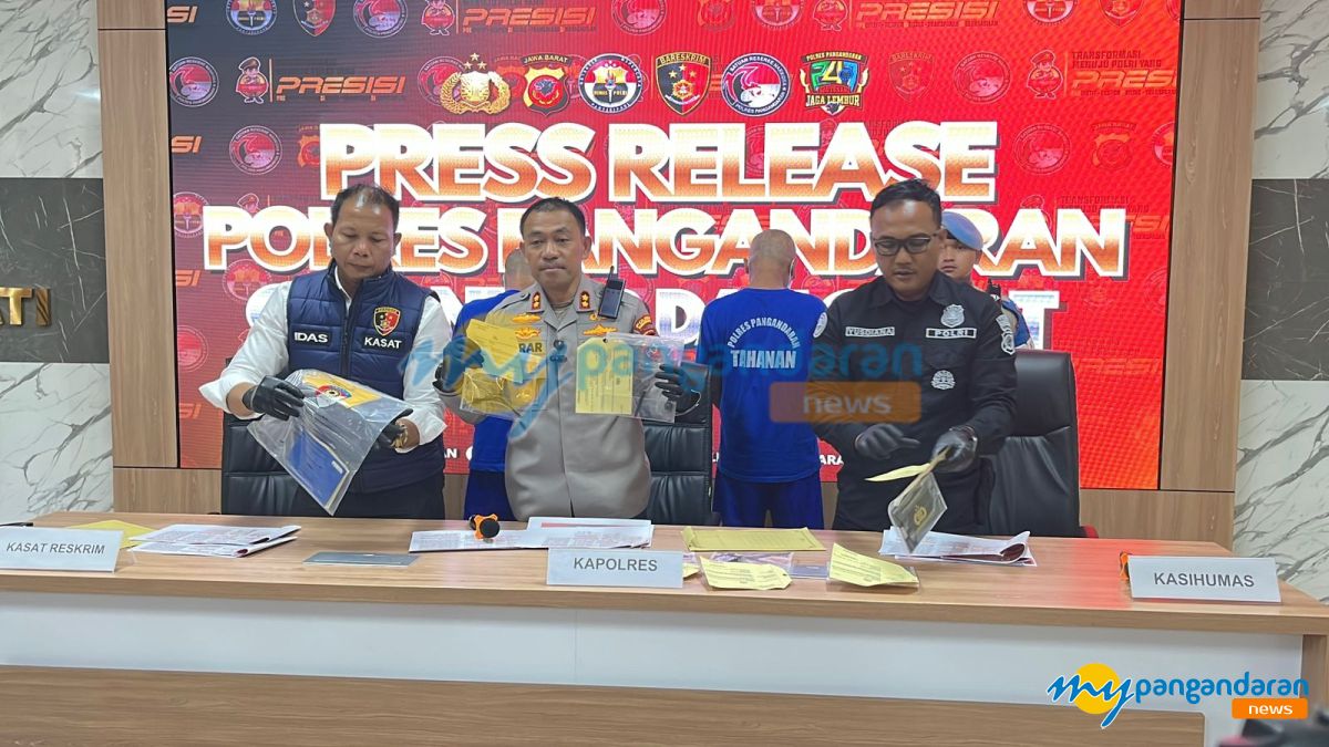 Dua Pencuri Motor di Wilayah Kabupaten Pangandaran di Amankan Polisi, Satunya Residivis 