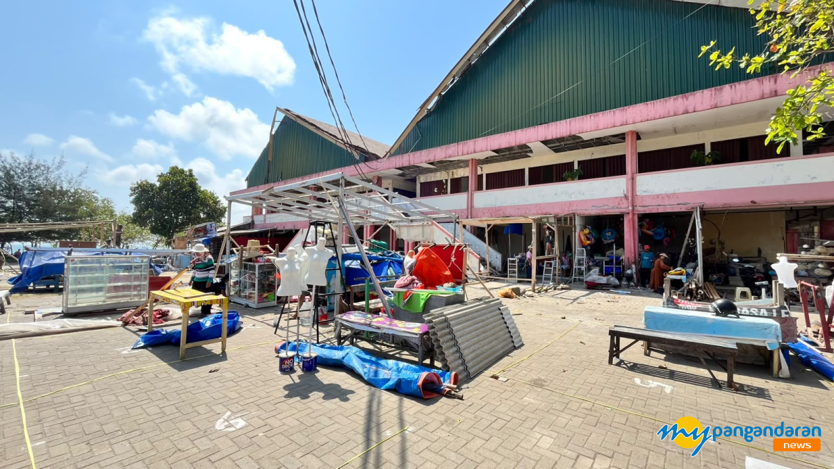 Gedung Pusat Oleh-Oleh Nanjungsari Pangandaran Mulai Ditata, Revitalisasi Habiskan Rp3,5 Miliar