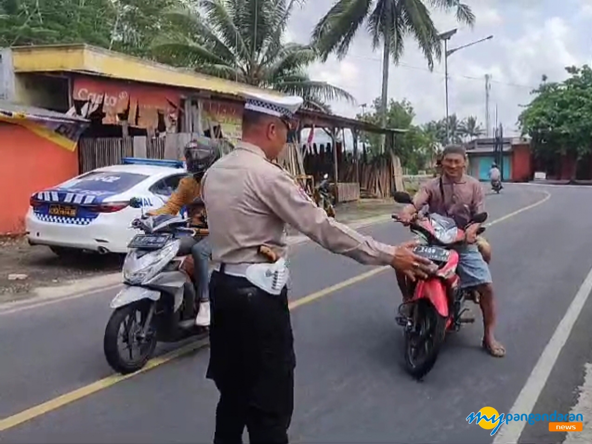 Kecelakaan Meningkat, Satlantas Polres Pangandaran Imbau Pengedara Tertib Lalu Lintas 