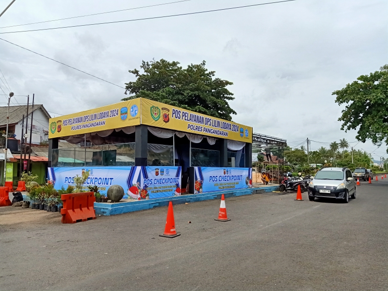 Libur Nataru, Satlantas Polres Pangandaran Dirikan Pos Chek Point, Ini Fungsinya