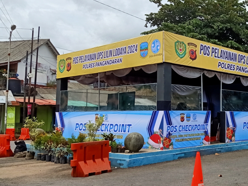 Libur Nataru, Satlantas Polres Pangandaran Pasang 6 CCTV di Jalan Nasional dan Kawasan Pantai