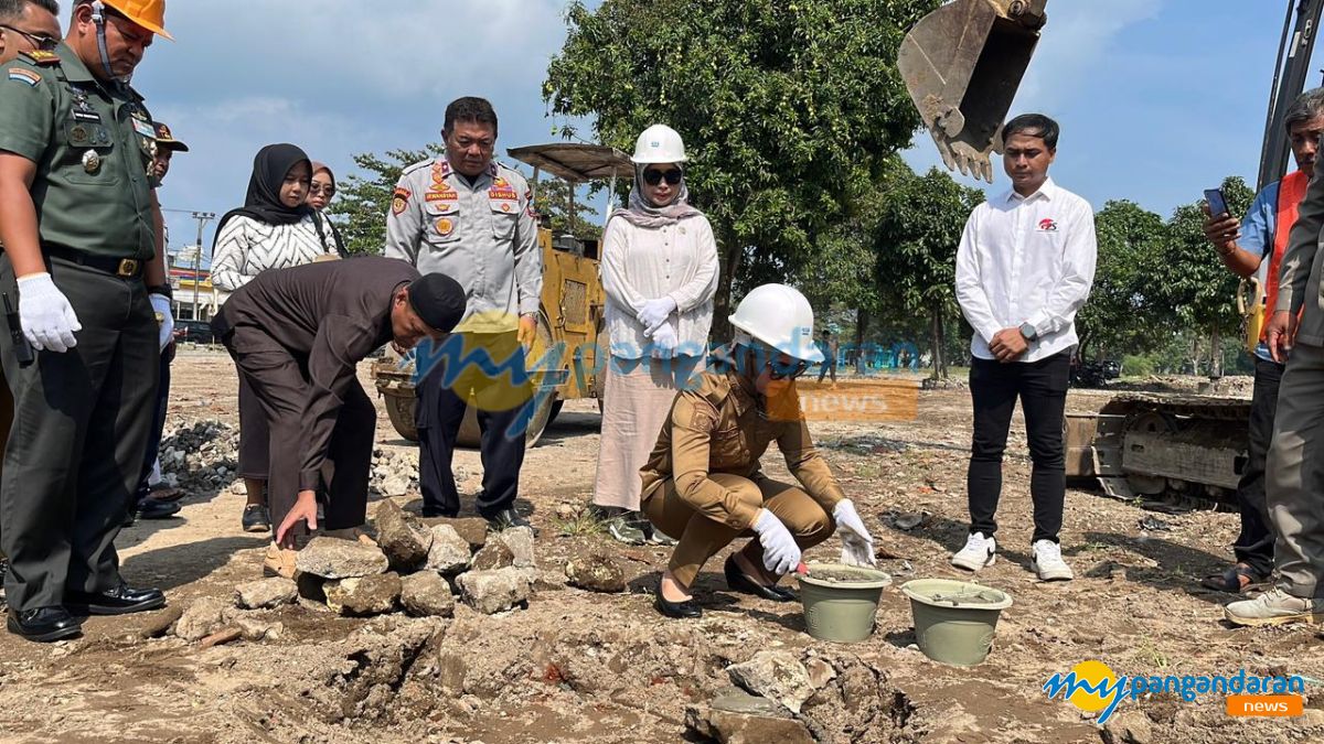 Pembangunan Lahan Parkir di Eks Pasar Wisata Pangandaran Target Sampai Akhir Tahun 