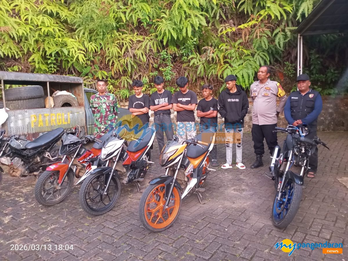 Polsek Langkaplancar Gelar Patroli Ramadan, Motor Wededed Diamankan