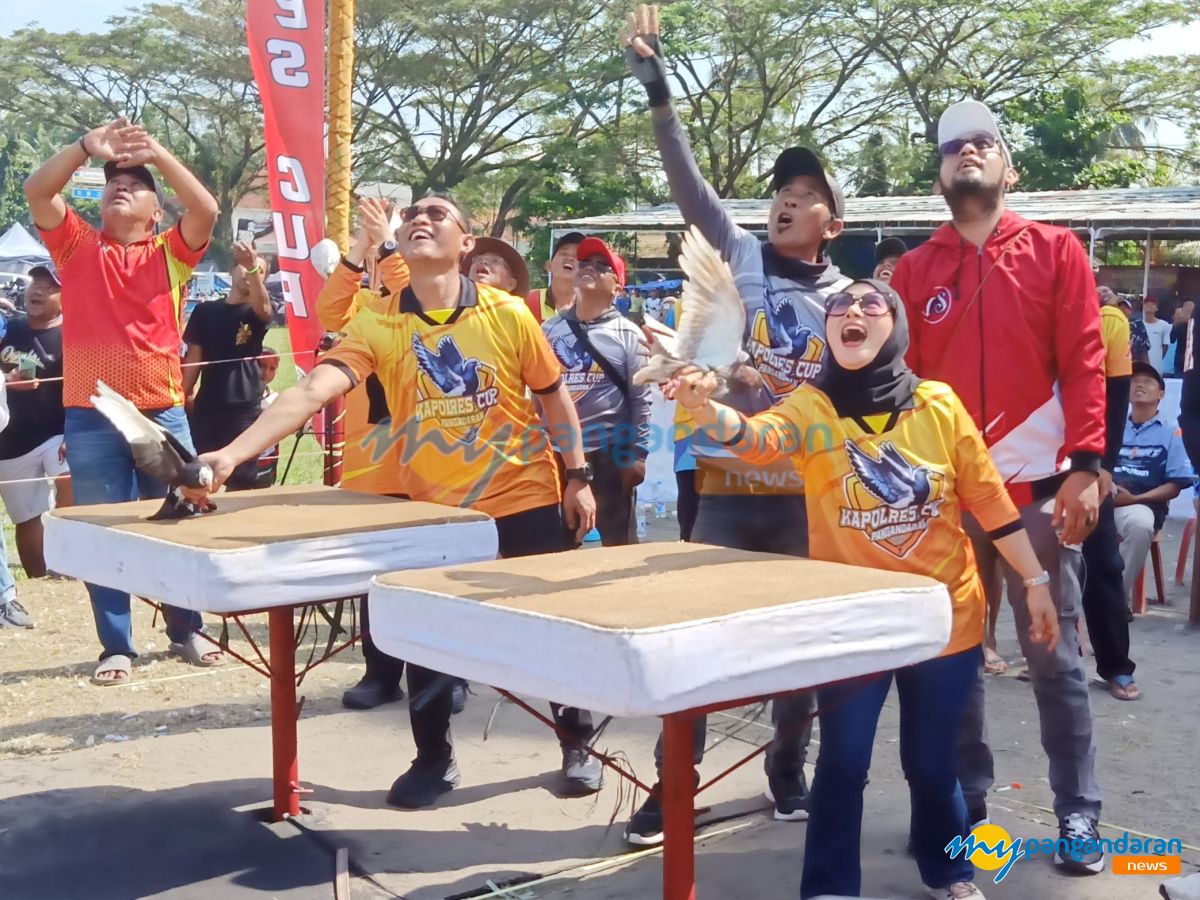 Ribuan Merpati Kepakan Sayap di Pangandaran, Perebutkan Kapolres Cup Total Hadiah Rp 100 Juta