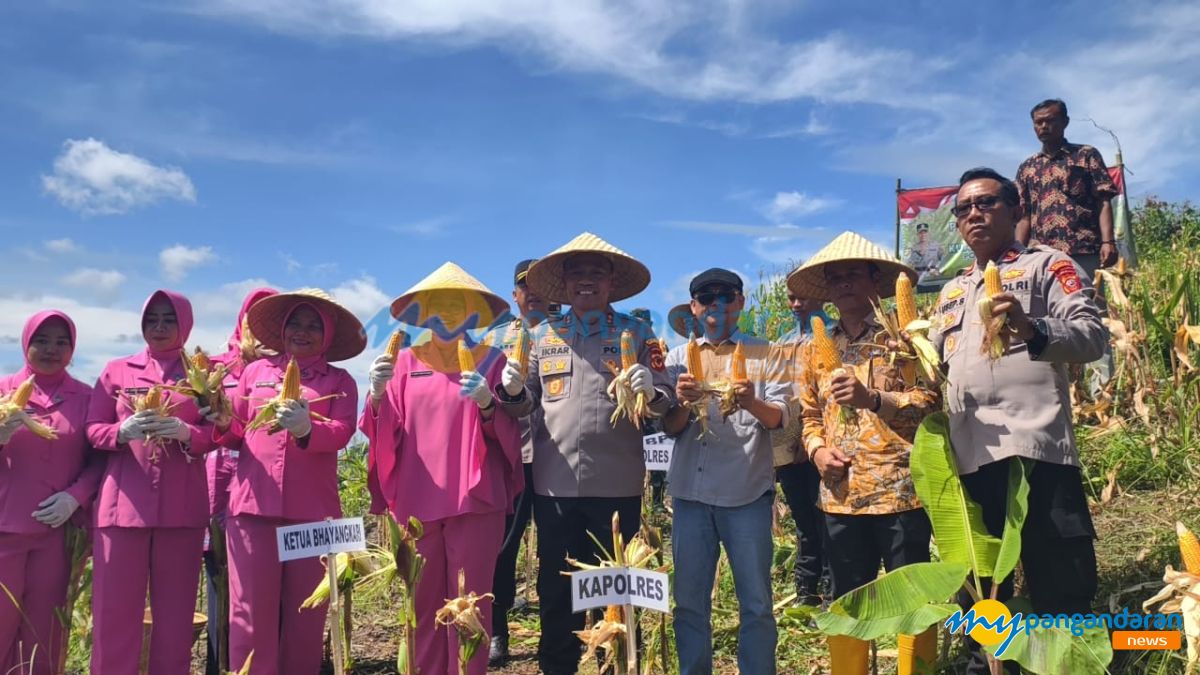 Sambut Hari Bhayangkara ke-80, Polres Pangandaran Dukung Lomba Ketahanan Pangan Polda Jabar 