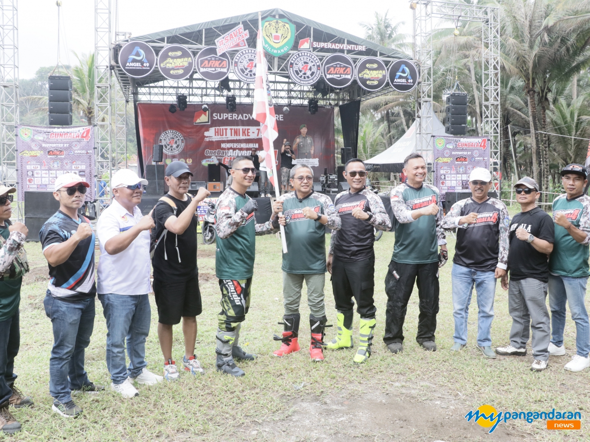 Seru! Ribuan Rider Ikuti One Day Adventure Trail Gundala 4 Pangandaran 