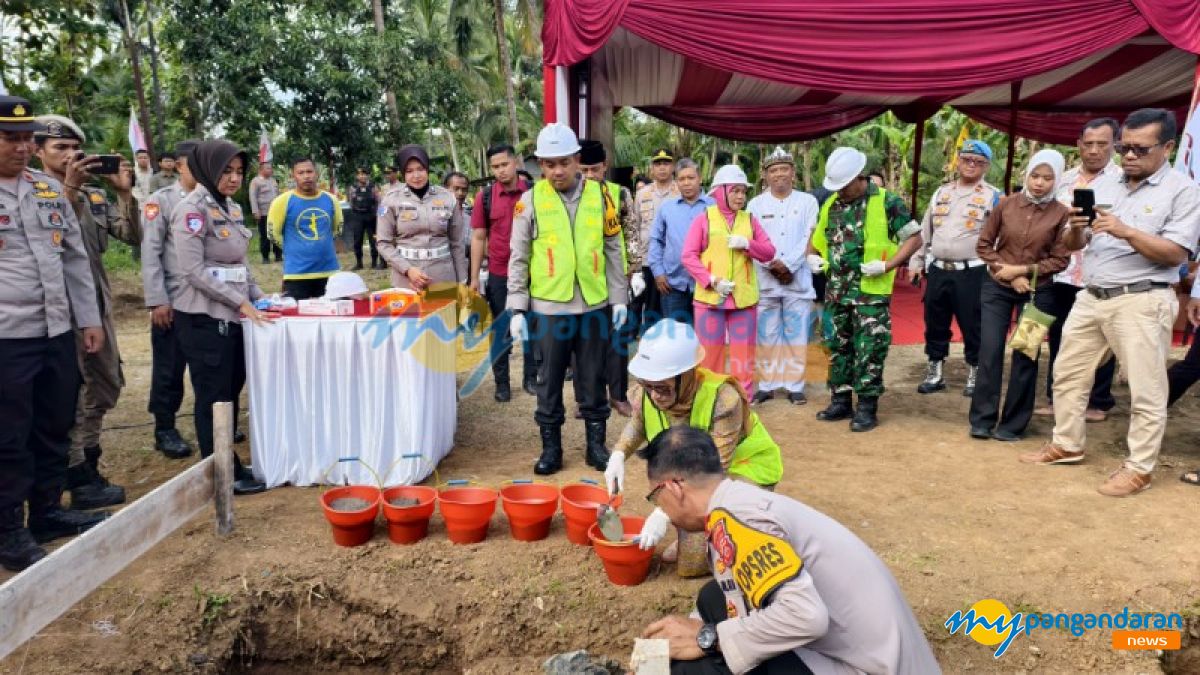 SPPG Polres Pangandaran Dibangun, Dukung Program Gizi Nasional Presiden 