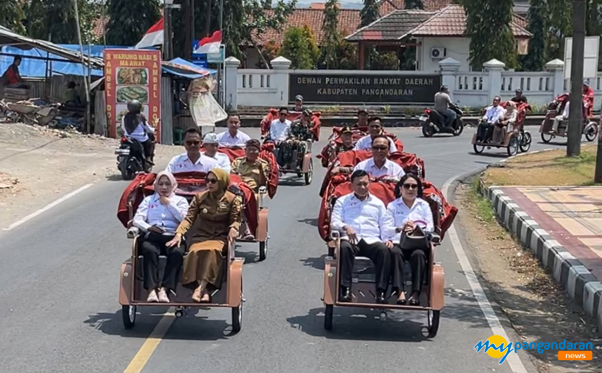 240 Becak Listrik Bantuan Presiden Prabowo Dibagikan ke Warga Pangandaran, Ini Pesan Bupati!
