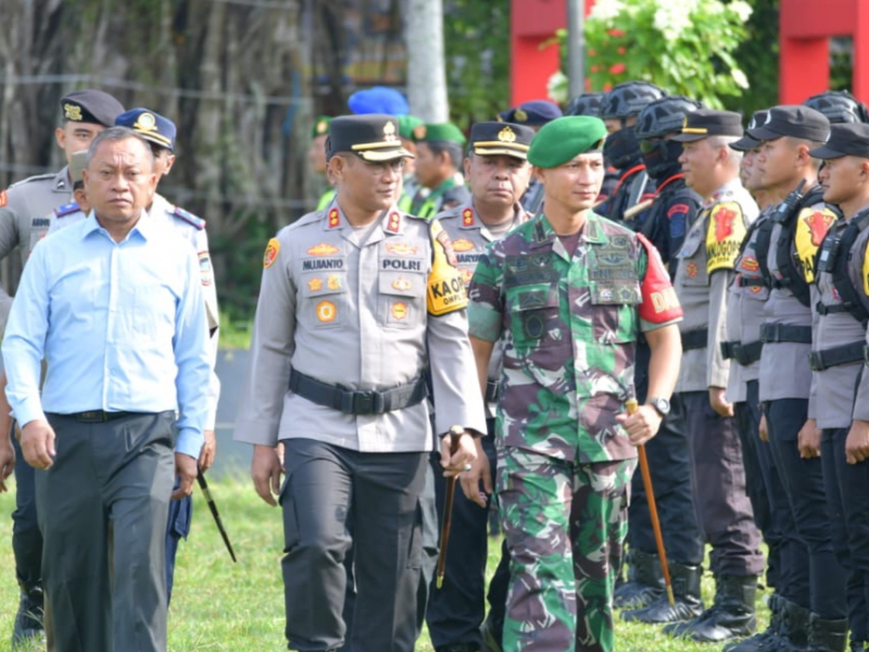 300 Anggota Pengamanan TPS Pilkada Ikuti Apel Operasi Mantap Praja Lodaya 2024 di Pangandaran