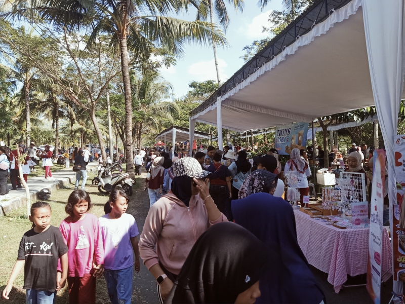 Antusiasme Warga Pangandaran di Car Free Day Tak Surut Meski di Tengah Perayaan 17 Agustus