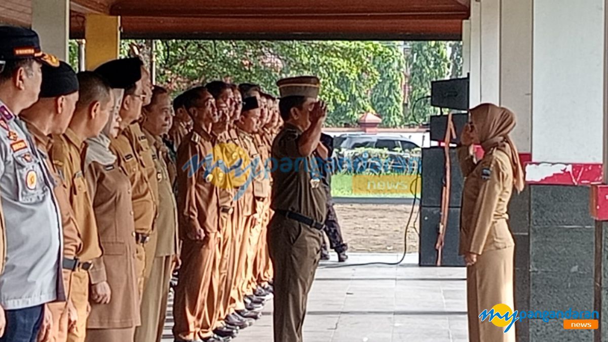 Apel Perdana, Bupati Pangandaran Citra Pitriyami Minta ASN Pangandaran Tingkatkan Pelayanan Publik