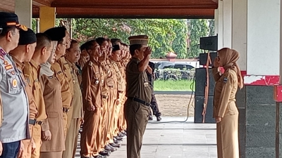 Apel Perdana, Bupati Pangandaran Citra Pitriyami Minta ASN Pangandaran Tingkatkan Pelayanan Publik