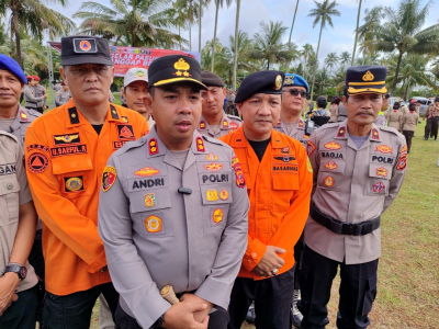 Apel Siaga, Polres Pangandaran Antisipasi Bencana Hidrometeorologi 