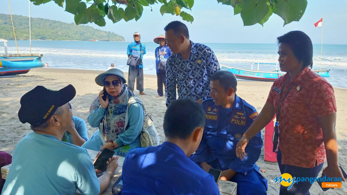Begini Kronologi Laka Laut di Pantai Barat Pangandaran yang  Menimpa Siswa MTS Persis Katapang Kabupaten Bandung