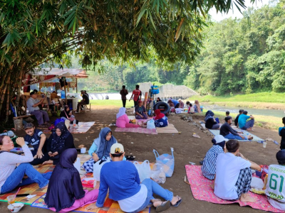 Bendungan Matras Pangandaran, Wisata Murah Meriah dengan Pesona Alam yang Masih Alami