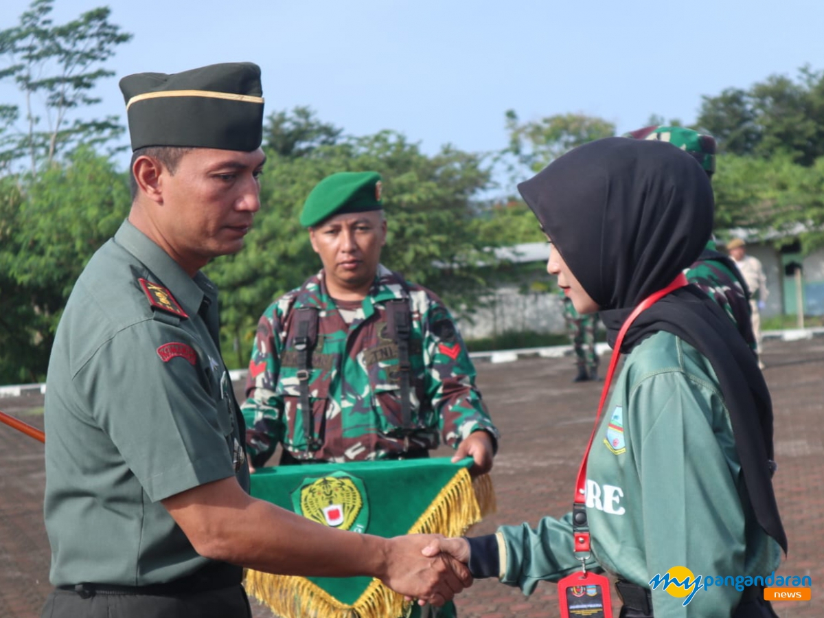 Bentuk Pemuda Berkarakter dan Berwawasan, Dandim 0625 Pangandaran Buka Acara Latsar Jambore Pemuda Disdikpora