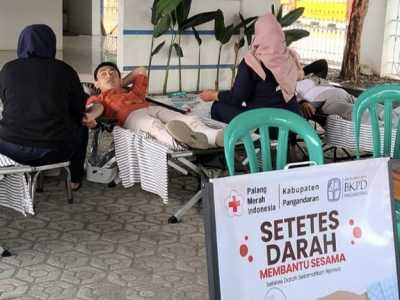 BPR BKPD Pangandaran Bersama PMI Gelar Donor Darah untuk Jaga Stok Kemanusiaan