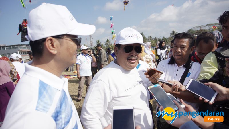 Bupati Pangandaran Berharap Pangandaran International Kite Festival Masuk Dalam Calender of Events Kemenpar