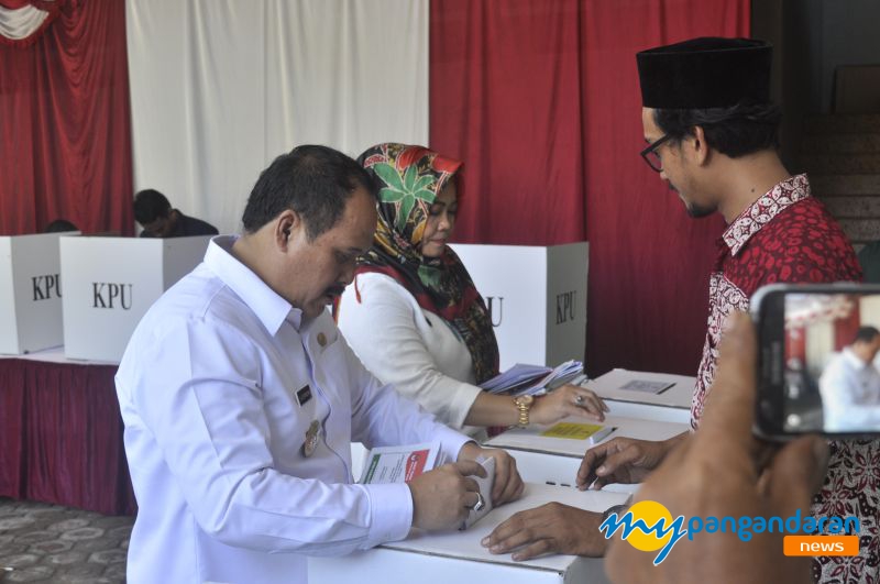 Bupati Pangandaran Jeje Wiradinata Targetkan 80 % Masyarakat Gunakan Hak Pilihnya di Pemilu 2019
