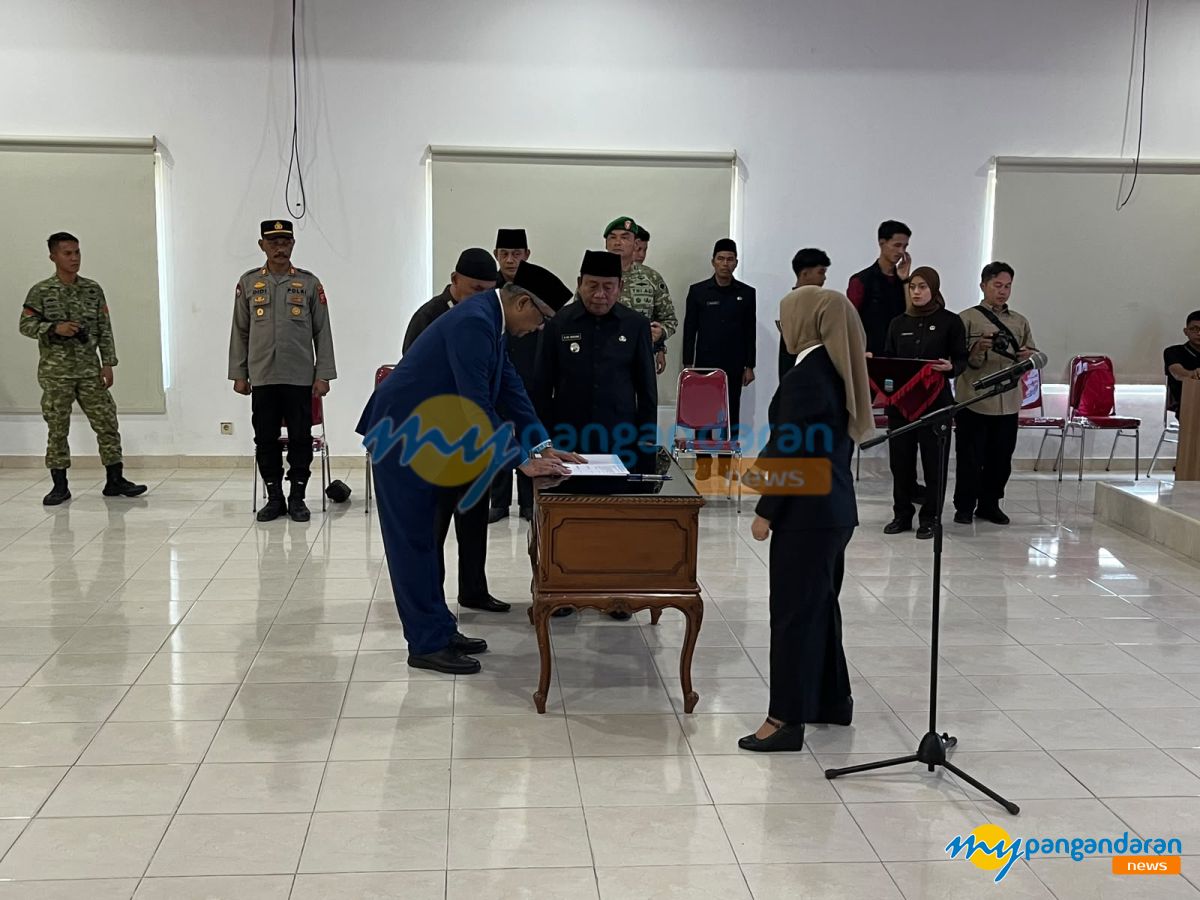 Bupati Pangandaran Lantik Agus Nurdin sebagai Sekda Definitif, Dorong Birokrasi Solid dan Tingkatkan Tata Kelola Pemerintahan