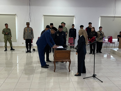 Bupati Pangandaran Lantik Agus Nurdin sebagai Sekda Definitif, Dorong Birokrasi Solid dan Tingkatkan Tata Kelola Pemerintahan