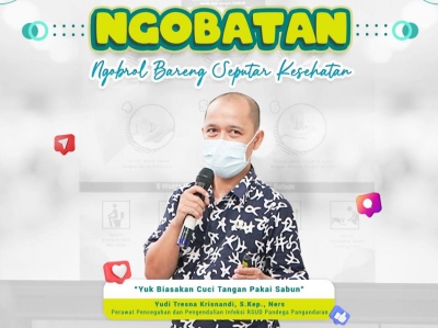 Cegah Penularan Infeksi di Rumah Sakit, RSUD Pandega Pangandaran Ajak Pasien dan Pengunjung Biasakan Cuci Tangan Pakai Sabun