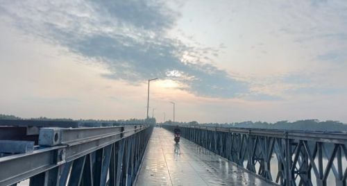 Dibuat Permanen Jembatan Nusawiru Batukaras Ditutup Sementara