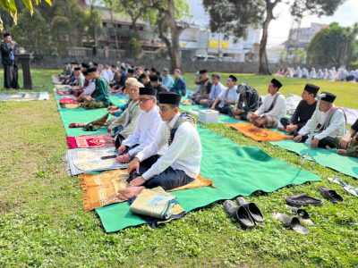 Dilanda Kemarau, Ulama dan Warga Kecamatan Pangandaran Gelar Shalat Istisqo