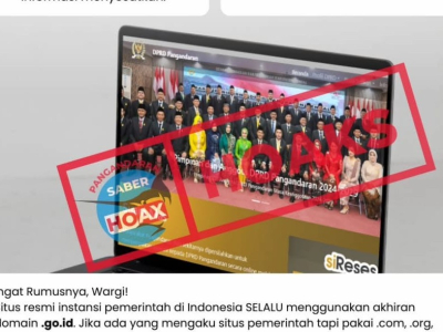 Diskominfo Pangandaran Temukan Situs Palsu Mengatasnamakan DPRD, Masyarakat Diminta Waspada