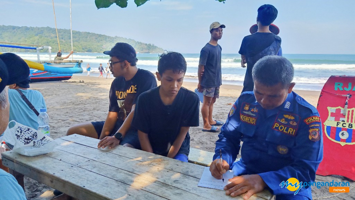 Empat Wisatawan Terseret Arus di Pantai Barat Pangandaran, Satu Orang Belum di Temukan
