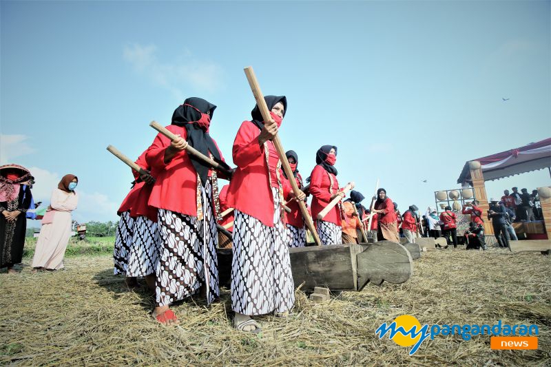 FOTO: Nampaling, Tradisi Menangkap Belalang di Desa Cikalong Pangandaran