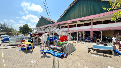 Gedung Pusat Oleh-Oleh Nanjungsari Pangandaran Mulai Ditata, Revitalisasi Habiskan Rp3,5 Miliar