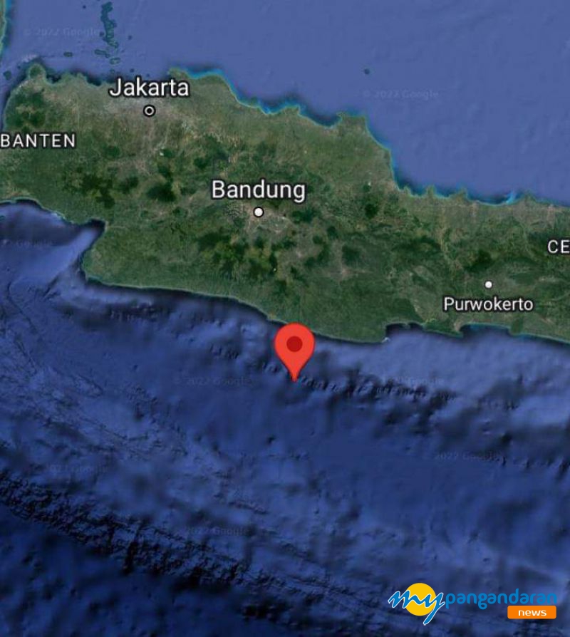 Gempa Dirasakan Warga Kabupaten Pangandaran Dini Hari Minggu, 20 November 2022 