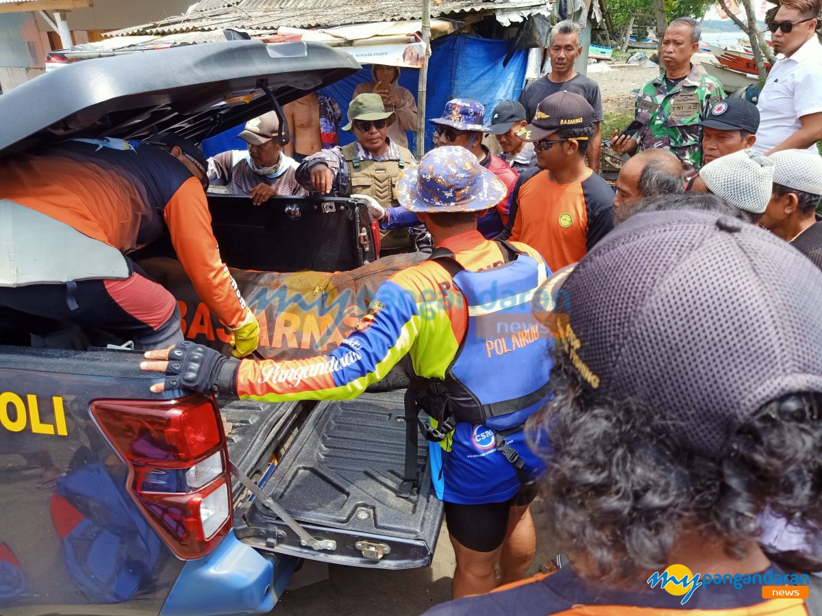 Hari ke 2 Pencarian, Tim SAR Gabungan Temukan Dani di Perairan Batukaras Pangandaran 