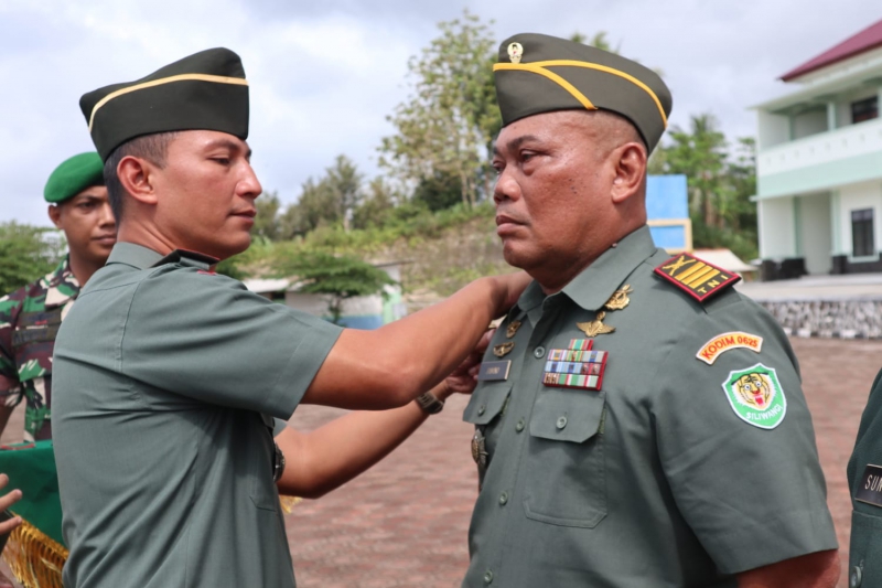 Hari Kesaktian Pancasila, Puluhan Anggota Kodim 0625 Pangandaran Naik Pangkat