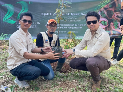 Hotel Grand Palma Pangandaran Tanam Ratusan Bibit Durian dalam Aksi CSR Lingkungan