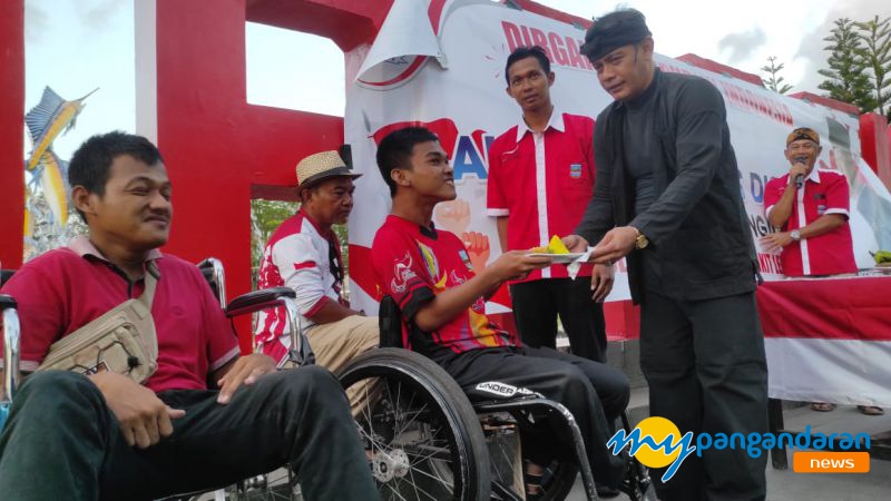 HUT RI ke-77 Penyandang Disabilitas di Kabupaten Pangandaran Dapat Kado Istimewa
