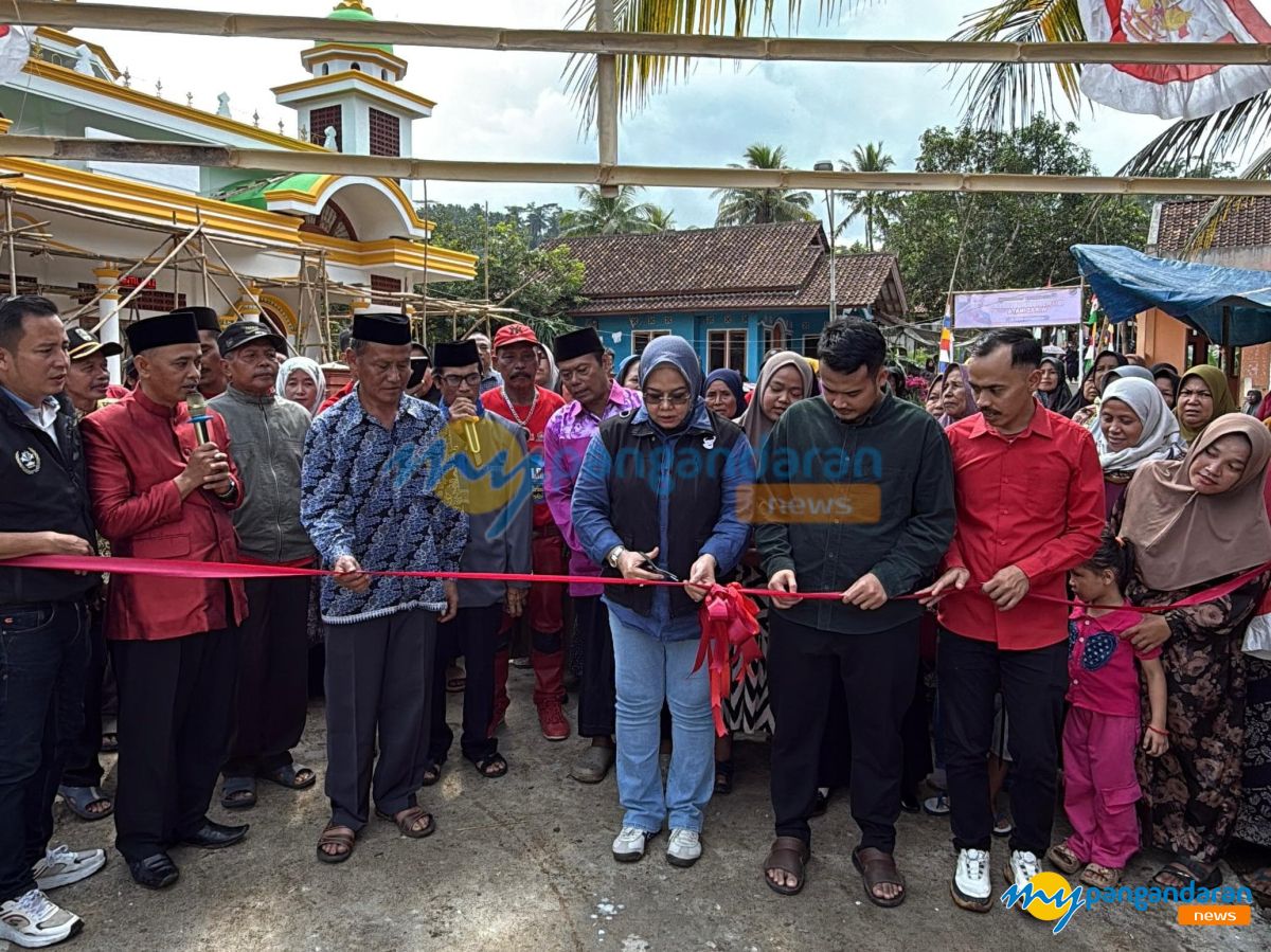 Ida Nurlaela Resmikan Jalan Jembatan Cantilan, Akses Pangandaran-Tasikmalaya Kian Lancar