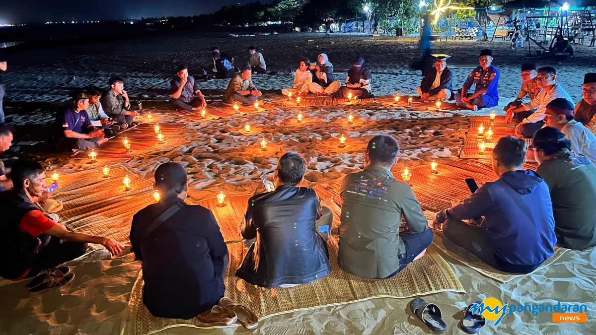 IJTI Galuh Raya Pangandaran Gelar Doa Bersama untuk Lima Jurnalis yang Hilang di Anak Gunung Anak Krakatau 