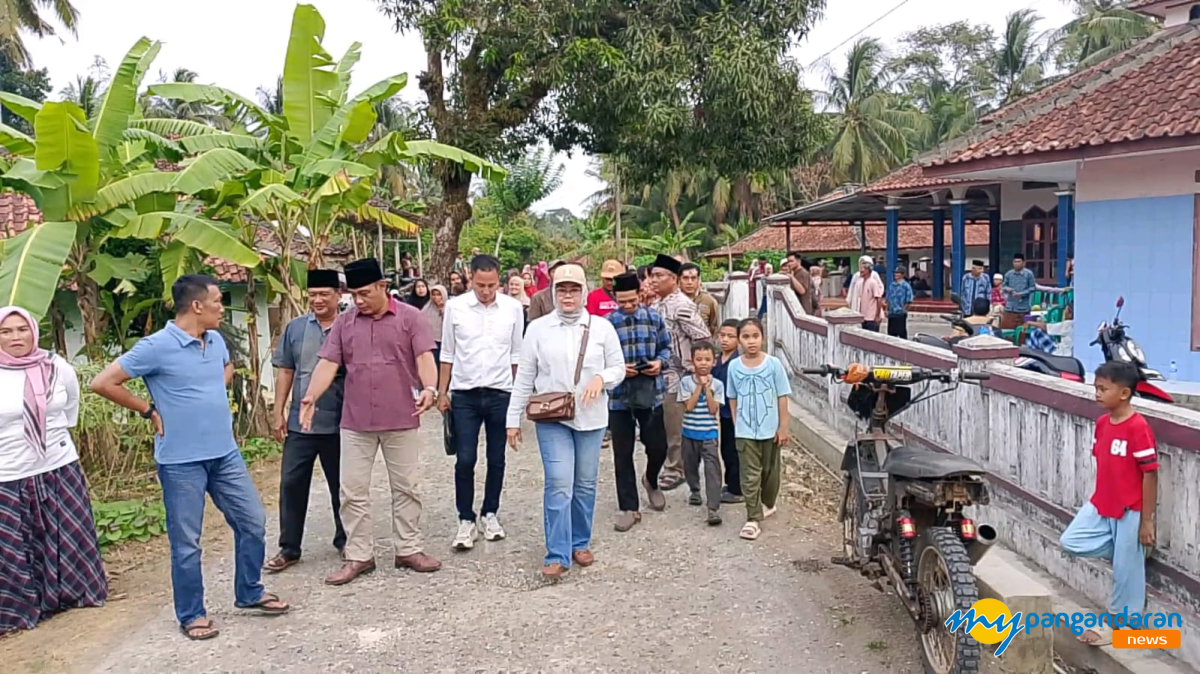 Jalan Rusak Legokjawa Pangandaran Viral, Ida Nurlaela Turun Tangan Serap Aspirasi Warga