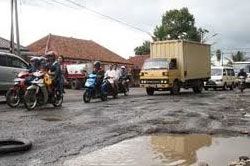 Jalur Jawa Tengah Menuju Pangandaran Rusak