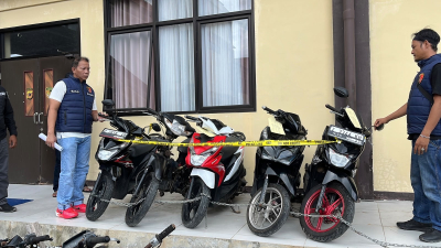 Jual Motor Curian Lewat COD, Sindikat Curanmor Dibekuk Satreskrim Polres Pangandaran 