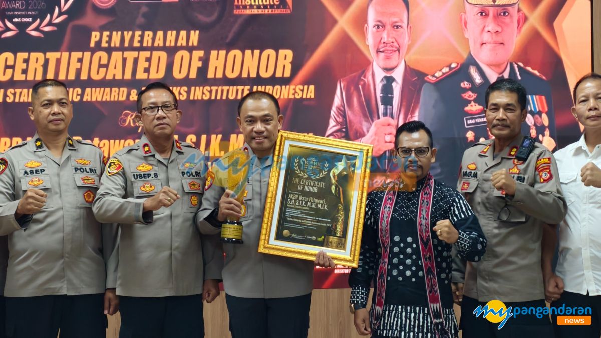 Kapolres Pangandaran Raih Penghargaan Nasional sebagai Pemimpin Berintegritas dan Peduli Sosial