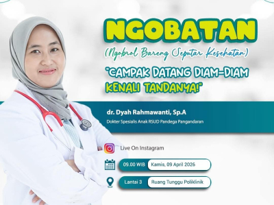 Kenali Penyakit Campak, RSUD Pandega Pangandaran Gelar Edukasi Kesehatan