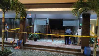 Keributan di Depan Kantor PT PMB Grand Pangandaran, Diduga Libatkan Orang Tak Dikenal dan Berujung Pengrusakan